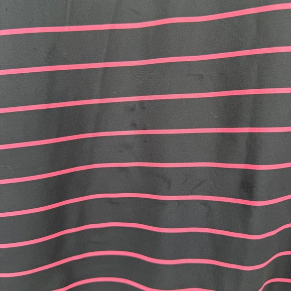 RLX Ralph Lauren Men's Golf Polo Shirt Navy Pink Stripe Performance Short Sleeve - Picture 8 of 9